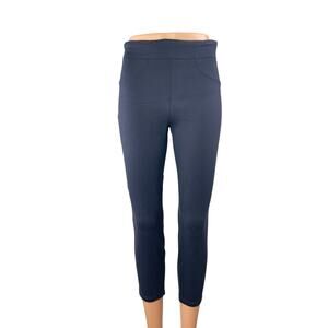 Spanx Black Capri High Rise Skinny Yoga Athletic Activewear Leggings Pants Sz S